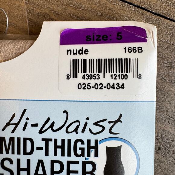 SPANX Assets Women's 5 (225lbs-265lbs) High Waist Mid Thigh Shaper Shorts Nude - Picture 2 of 6